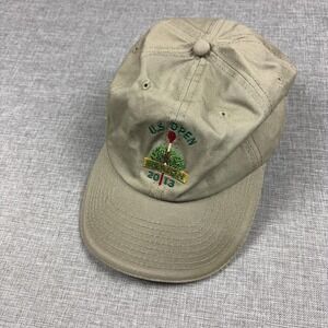 US Open Merion Hat Cap Strap Back Mens One Size Beige Golf USGA 2013 Member